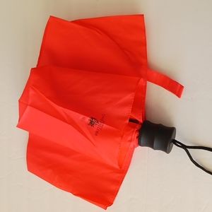 British Bag Company Non Automatic Folding Umbrella Rain/ Sun Red